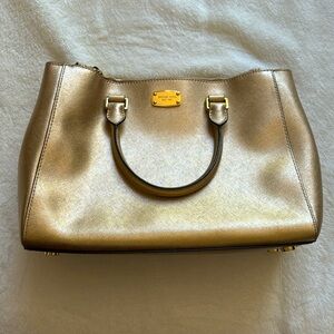 Michael Kors gold bag